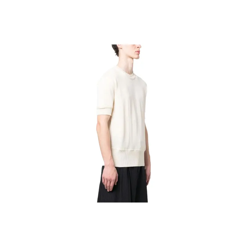 MM6 Maison Margiela Ribbed Hem Shirt-3