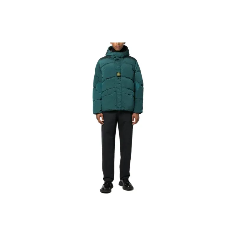 STONE ISLAND Reversible Hooded Down Jacket-1
