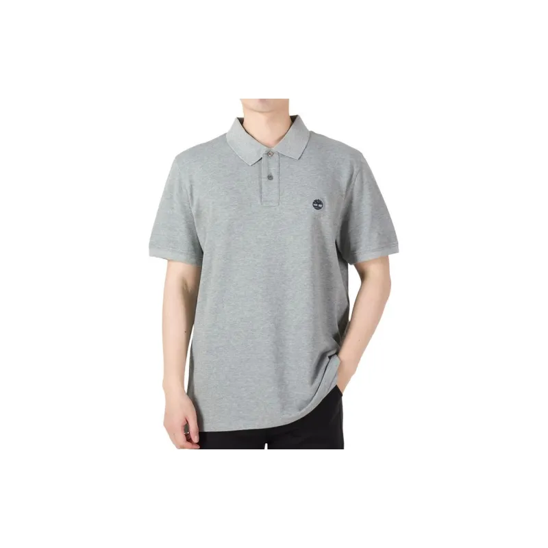 Timberland Polo Shirt Men's Gray-2