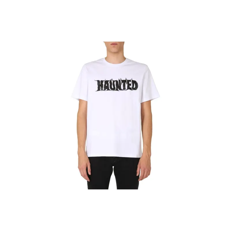 MSGM Haunted Print T Shirt-2