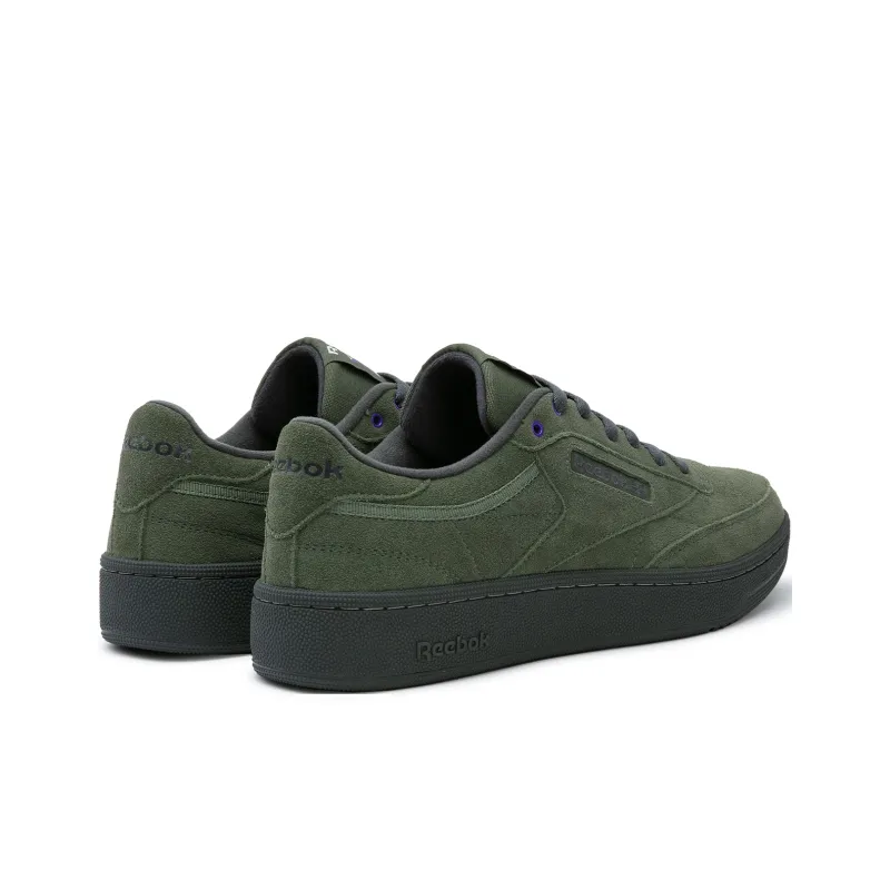 Reebok CLUB C 85 W+ Height Increasing Wear Resistant Slip Resistant Low Top Skateboard Shoes Unisex Green-3