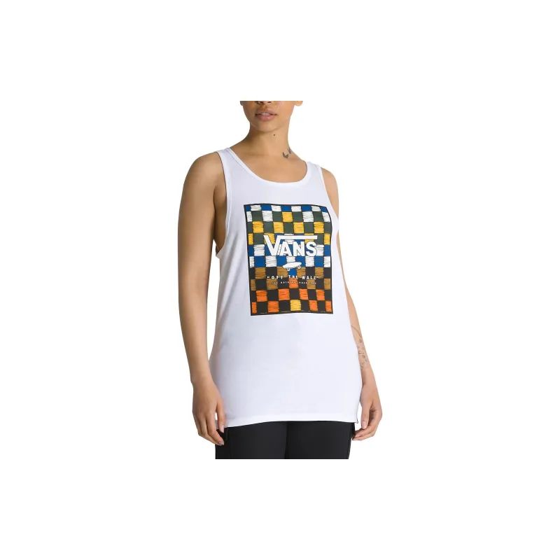 Vans Tank Tops Unisex White-4