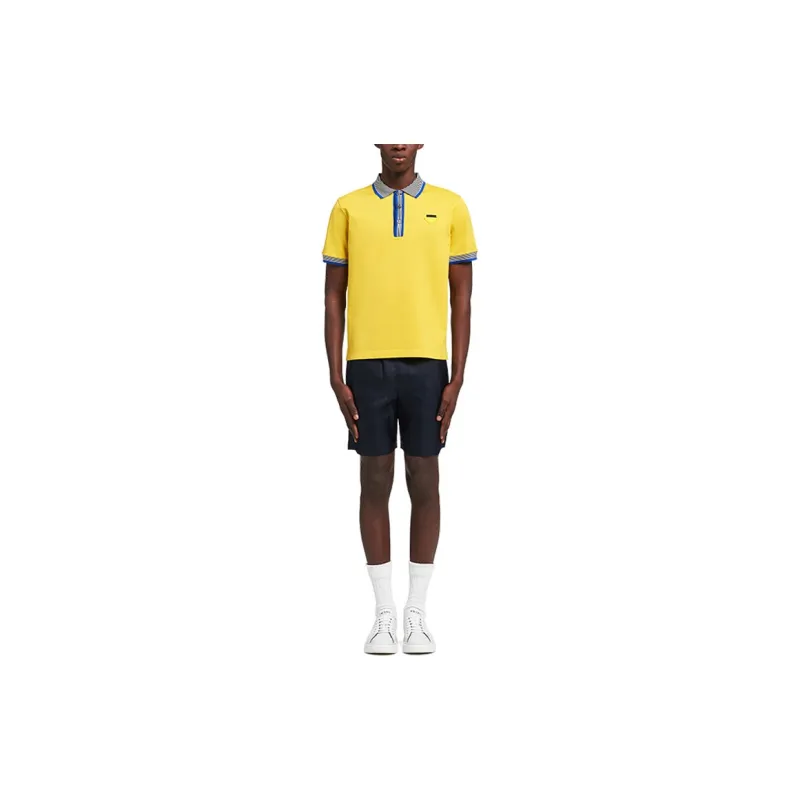 PRADA Polo Shirts Men Yellow-1