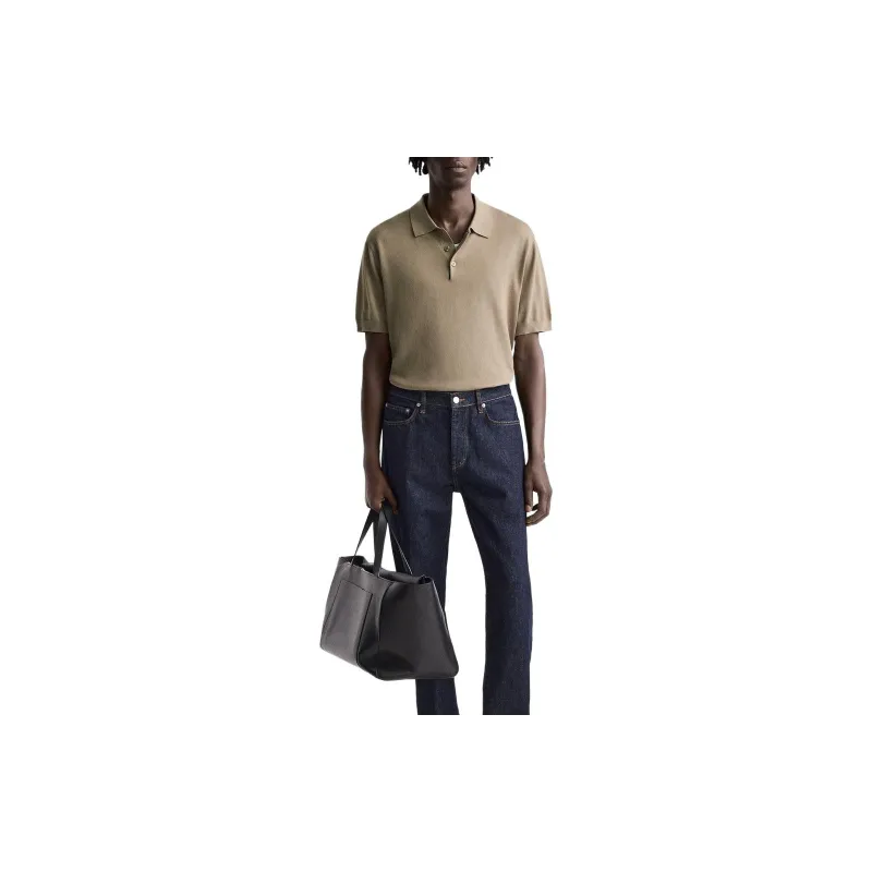 ZARA Polo Shirts Men Sand-2