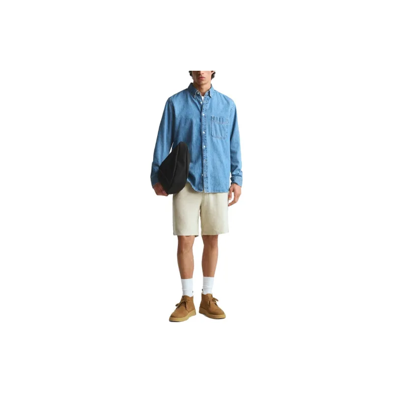 ZARA Casual Shorts Men Light Beige Yellow-3
