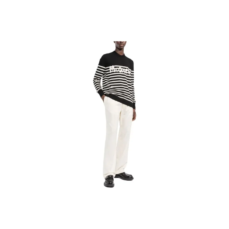 Alexander McQueen Sweaters Men Black-1