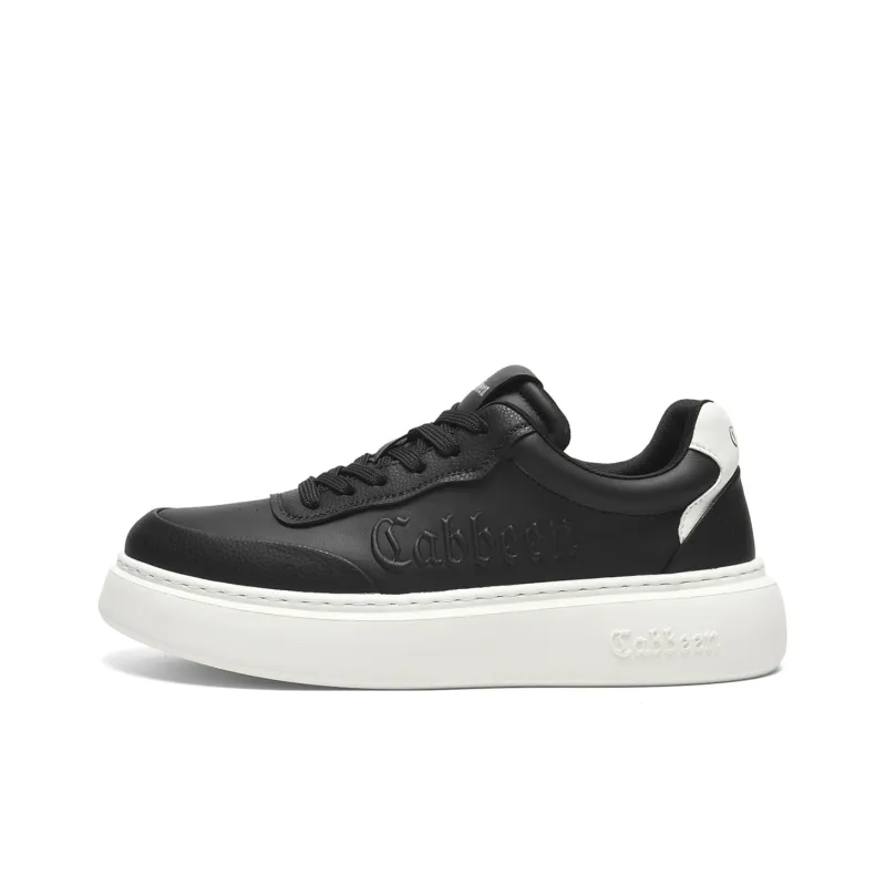Cabbeen Wear resistant And Lightweight Low Top Skateboard Shoes Men's-0