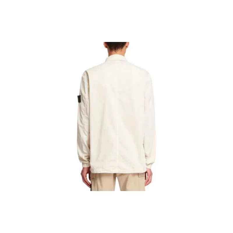 STONE ISLAND Jackets Coats Men's Milk White-4