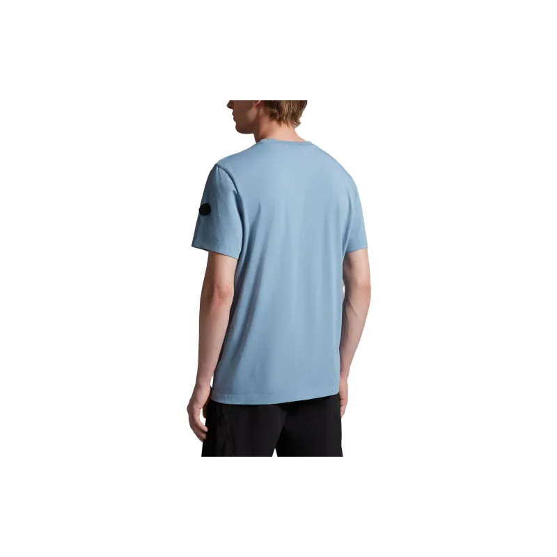 Moncler T Shirt Men's Powder Blue-2