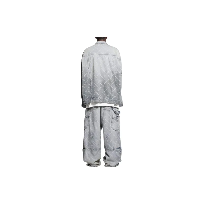 Balenciaga Denim Cargo Pants-2