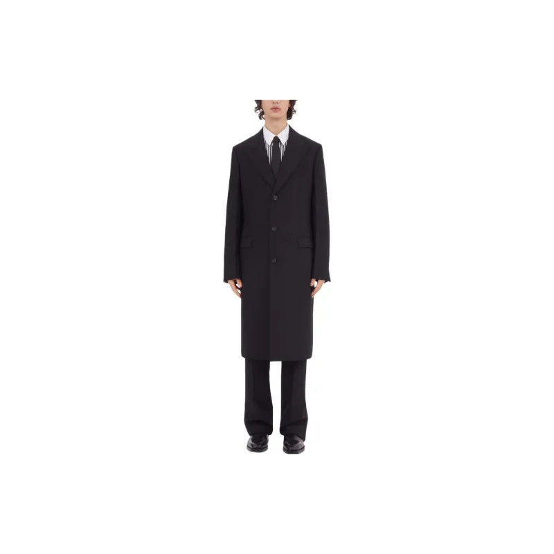 FERRAGAMO Single-breasted Virgin Wool Coat-2