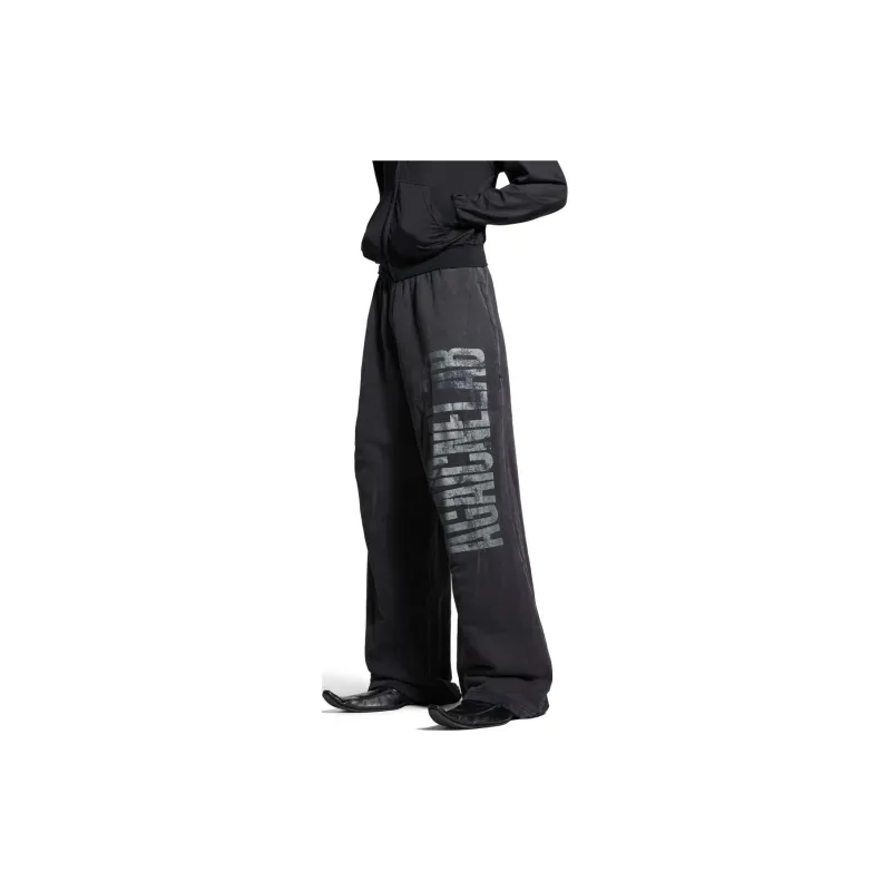 Balenciaga Knitted Sports Pants Men's Black-5