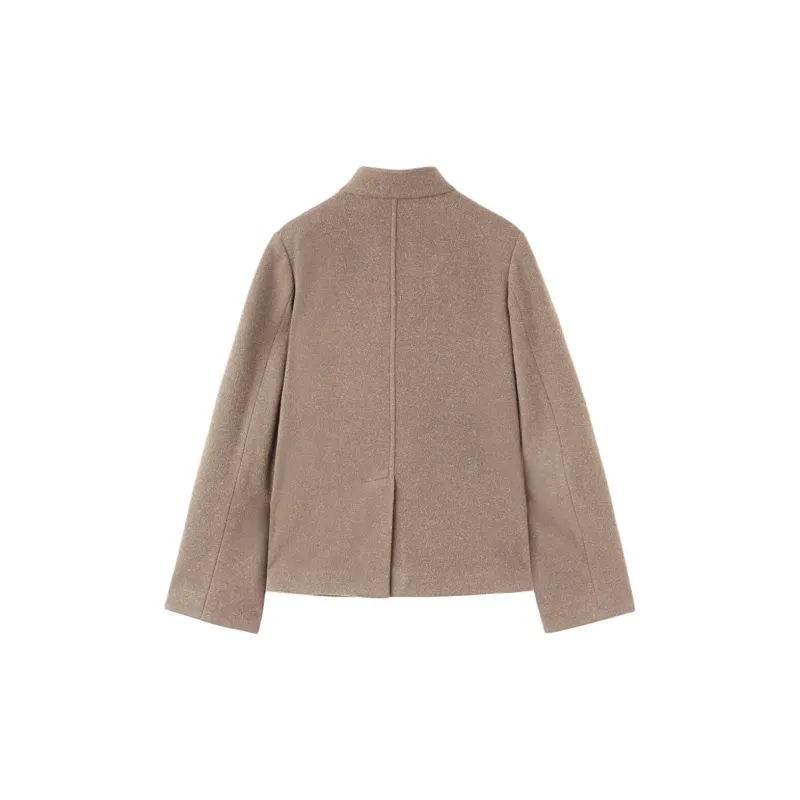 Loro Piana FW24 Jackets Coats Women's Steel Brown-1