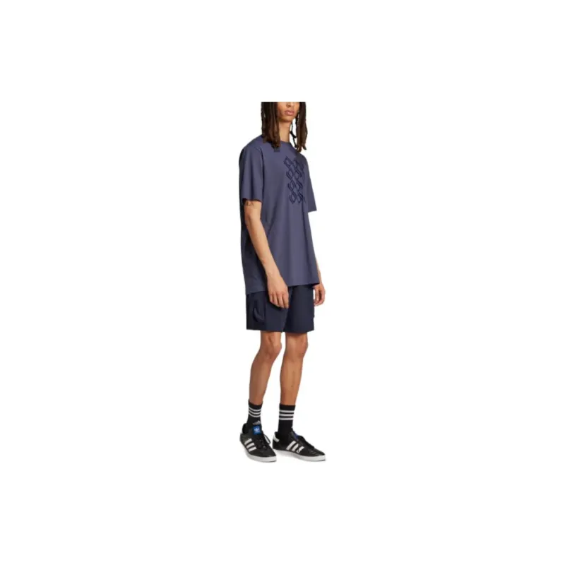 Adidas Juventus FW24 Seasonal Heavy T-Shirt Men Blue-3