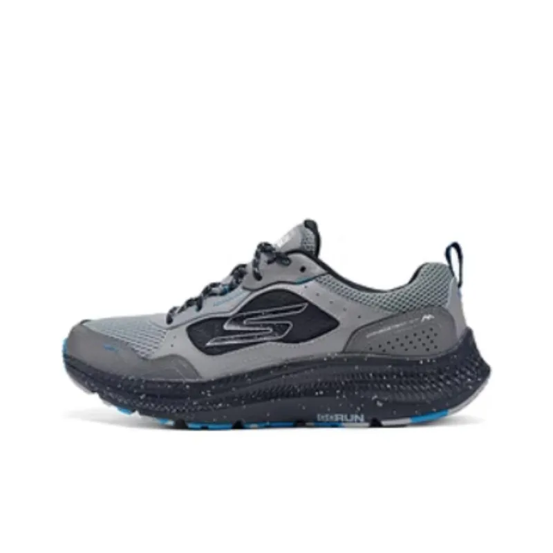 Skechers MEN'S GO Breathable And Wear resistant Low Top Running Shoes Men's Gray-0