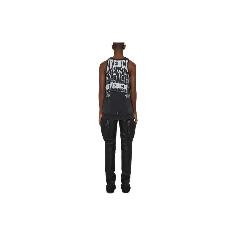 Givenchy Tank Tops Men Gray-3
