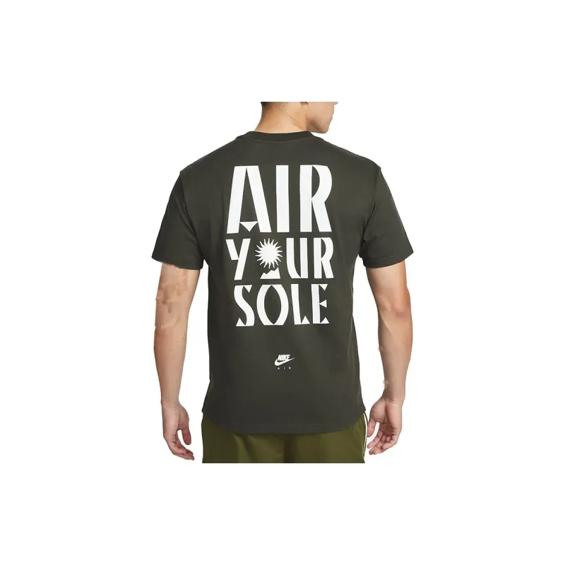 Nike T Shirts Men Green-1