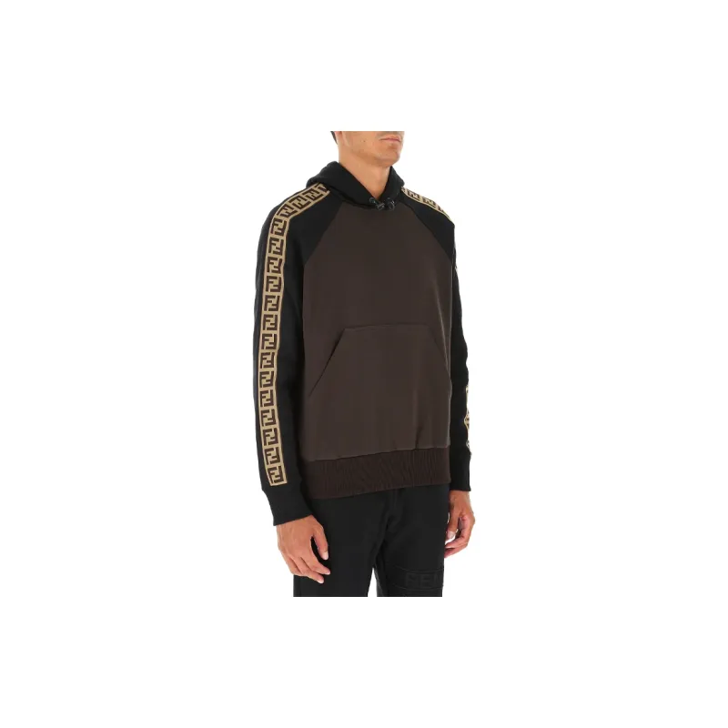 FENDI Sweatshirts Men Brown-4