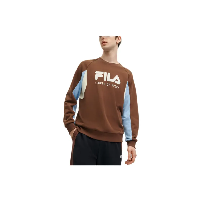 FILA Sweatshirt Men's Cheese Cracker Umber-2