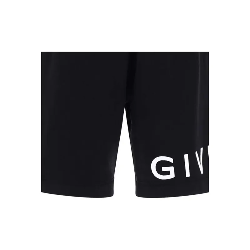 Givenchy Boxy Fit Short With Branding Embroidery-5