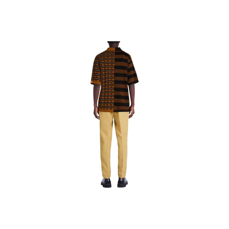 KENZO Polo Shirts Men Brown-3