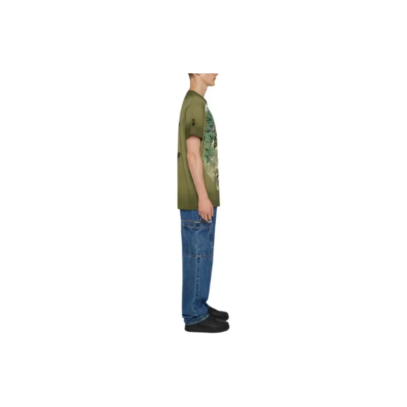 Givenchy T Shirt Men's Aqua Green-3