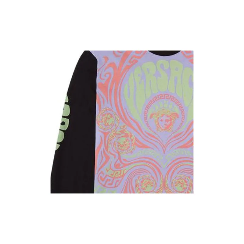 VERSACE T-Shirts Men Purple-6
