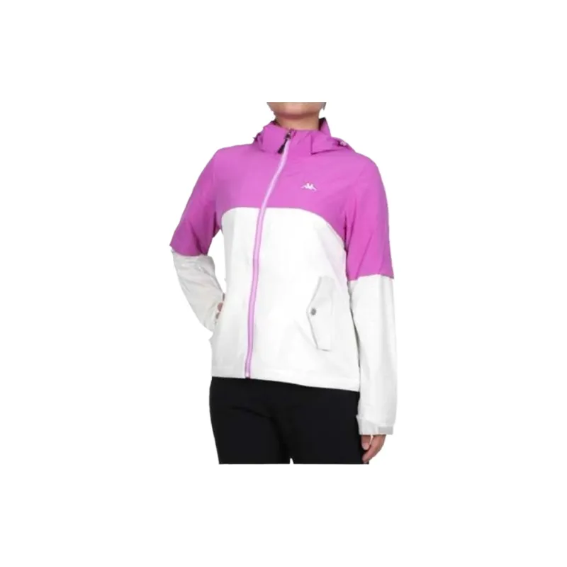 Kappa Jackets Coats Women's Purple White-3