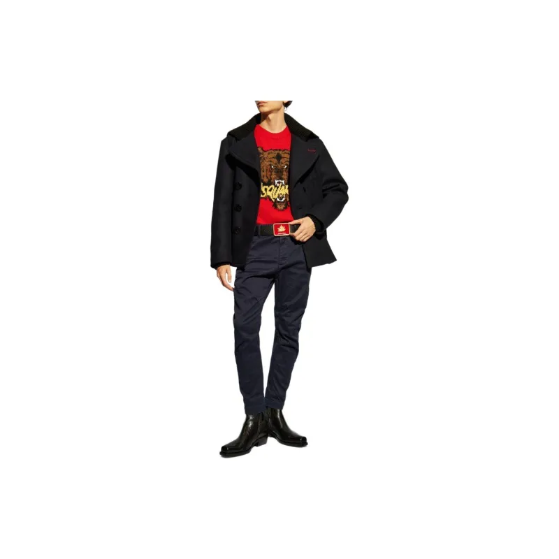 DSQUARED 2 Double Breasted Coat-1