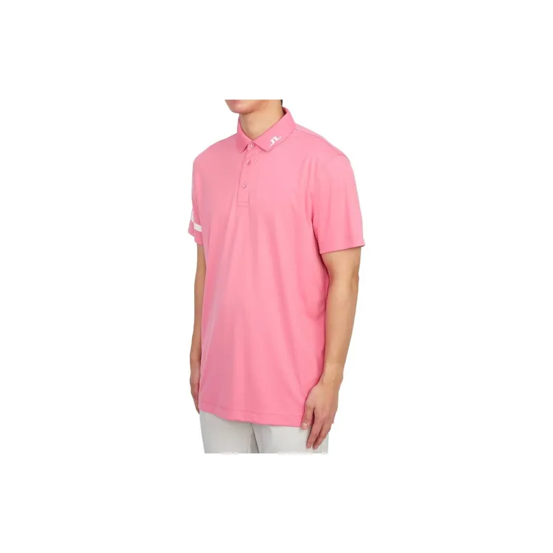 J.Lindeberg Polo Shirt Men's Pink-4