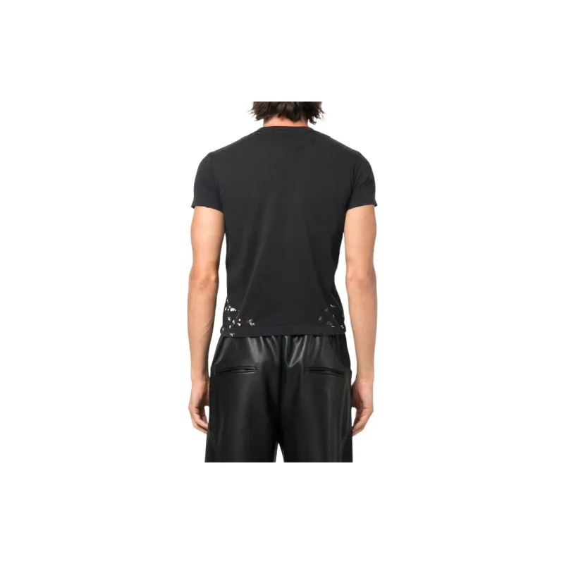 Balenciaga Frontal Logo Cotton T Shirt-3