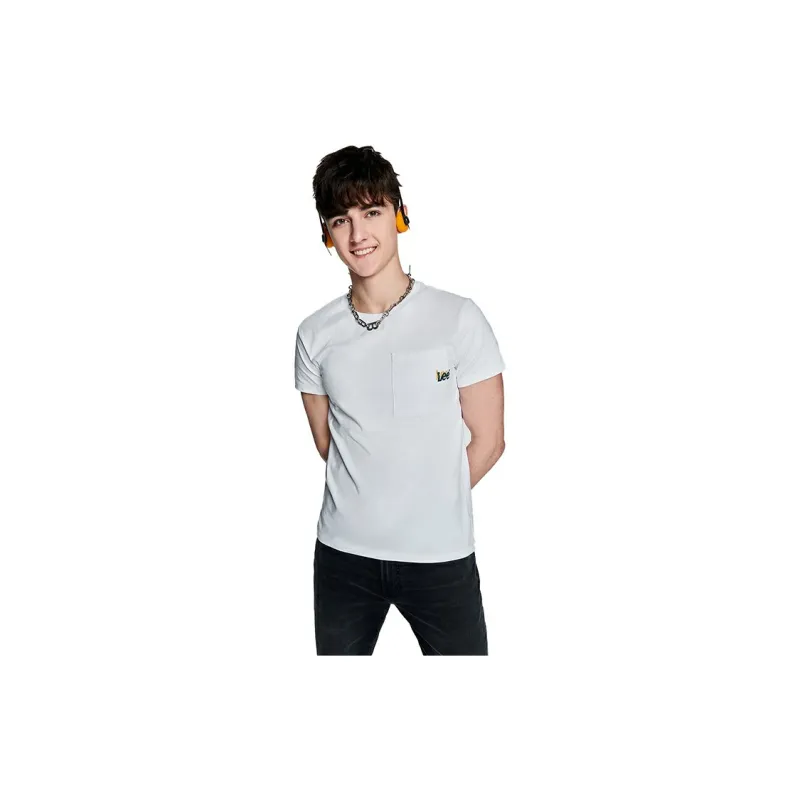 Lee T Shirts Men White-4
