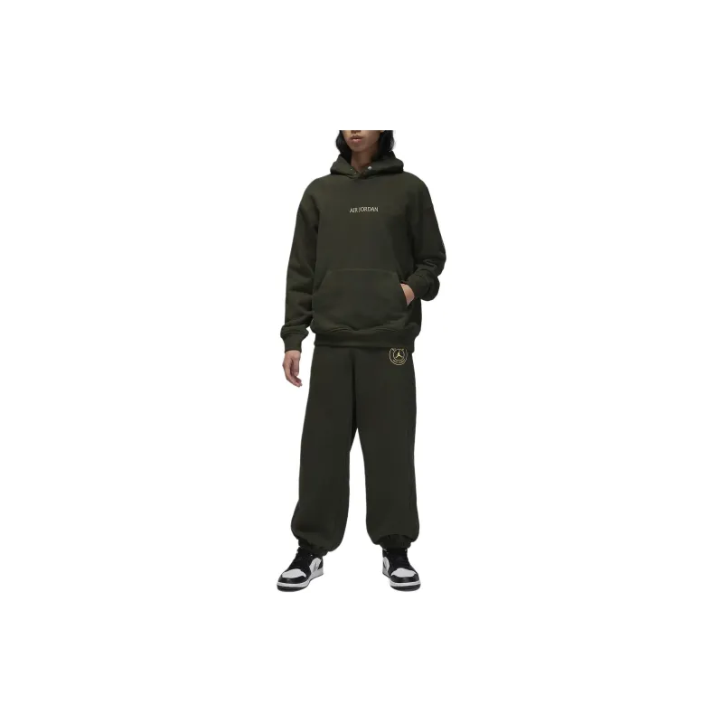 Jordan x PSG SS24 Sweatshirt Men's Olive Green-2
