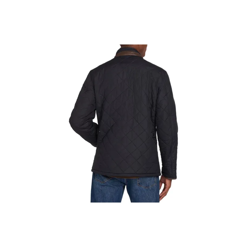 BARBOUR Powell Quilted Jacket Jackets Coats Men's Marine Blue-6
