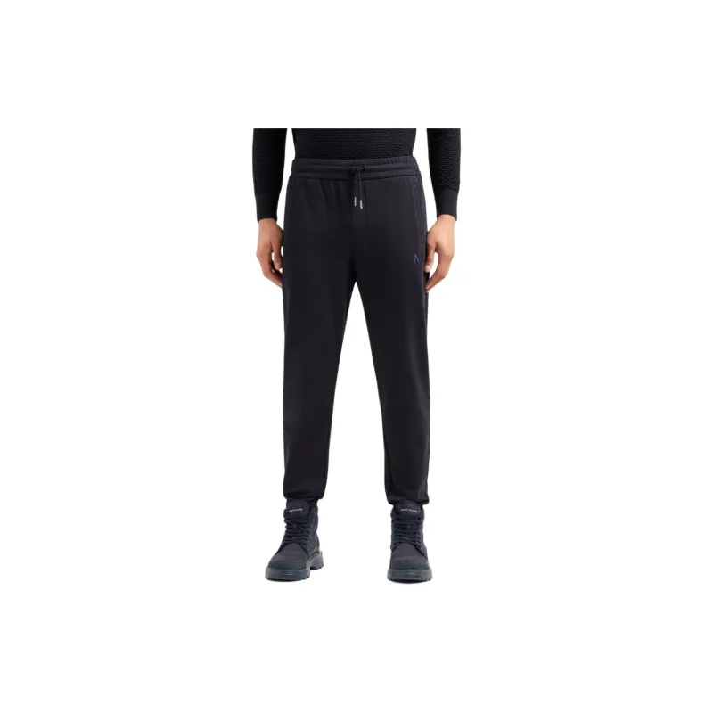 ARMANI EXCHANGE Logo embroidery Cotton Track Pants-1