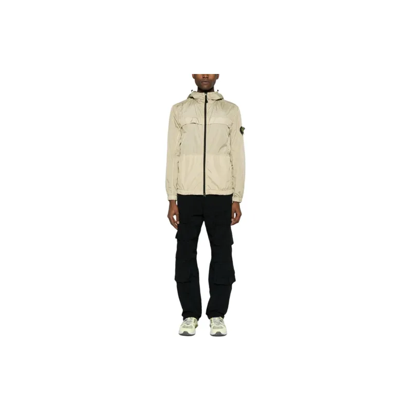 STONE ISLAND Garment Dyed Hooded Jacket-4