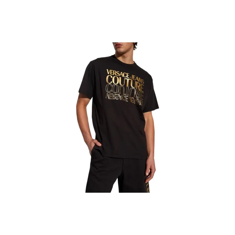 VERSACE JEANS Logo Printed Crewneck T Shirt-2