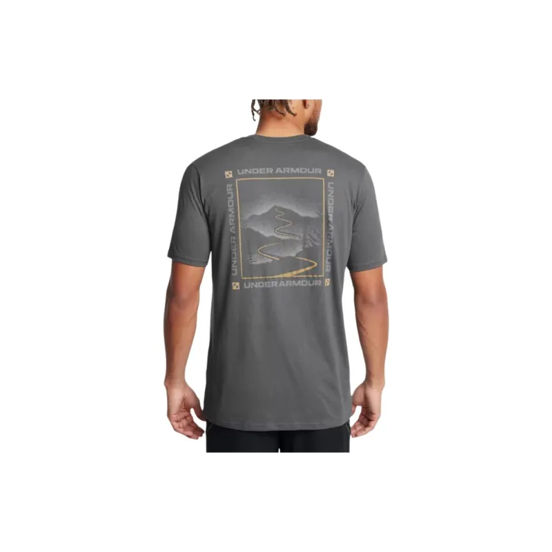 Under Armour Fog Mountains Short Sleeve T-Shirt Men's Gray-3