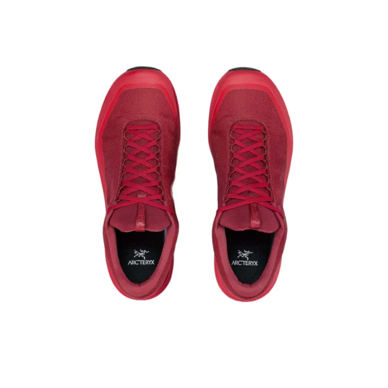 Arcteryx Aerios FL Slip Resistant Water Resistant Low Top Hiking Shoes Unisex Red-2