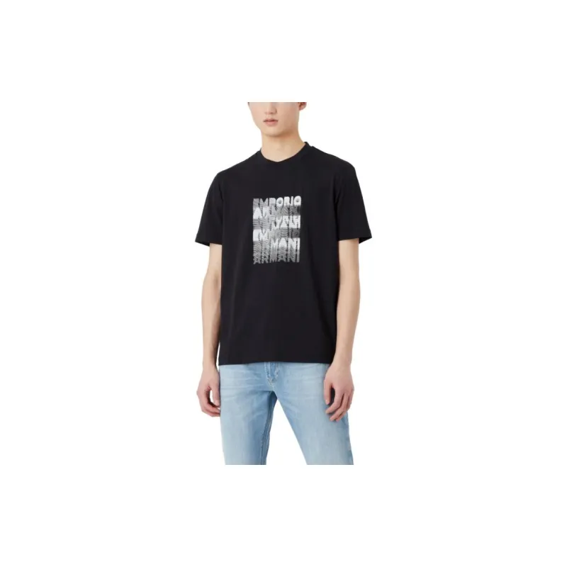 EMPORIO ARMANI T Shirts Men Navy Blue-3