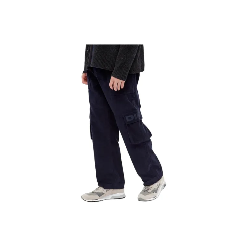 Dime MTL SS24 Casual Pants Men's Dark Blue-3