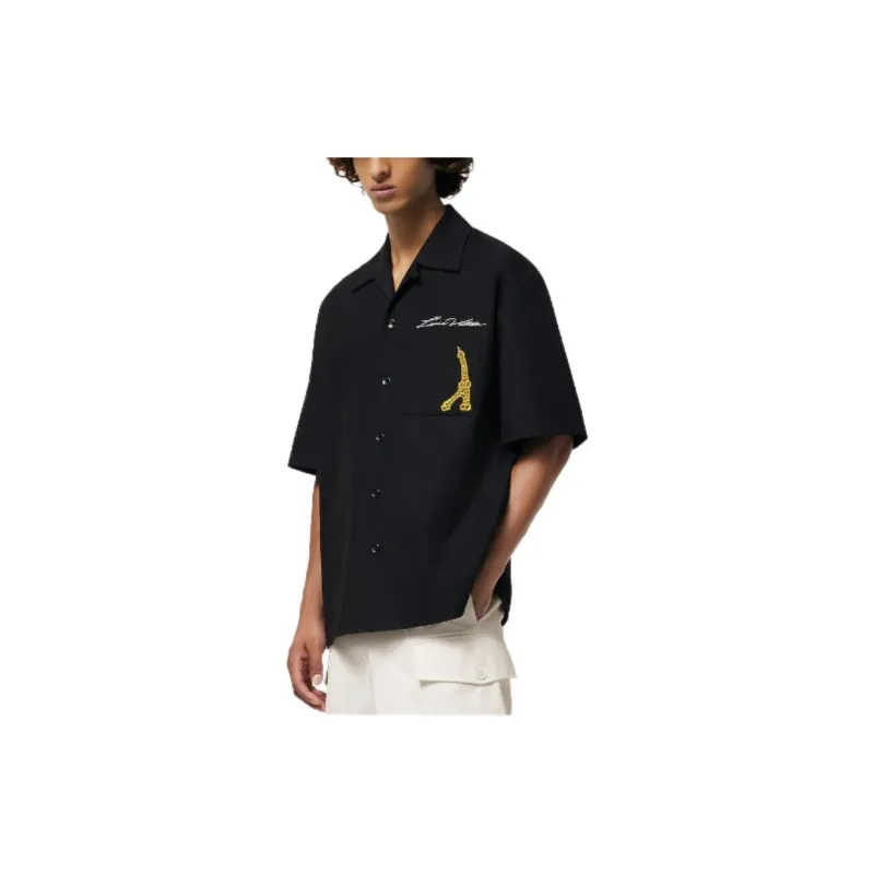 LOUIS VUITTON SS24 Shirt Men's Black-2