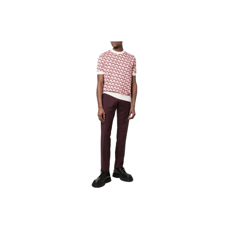 PRADA T-Shirts Men Pink-1