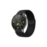 [Woven Loop Buckle]Black with Black Buckle