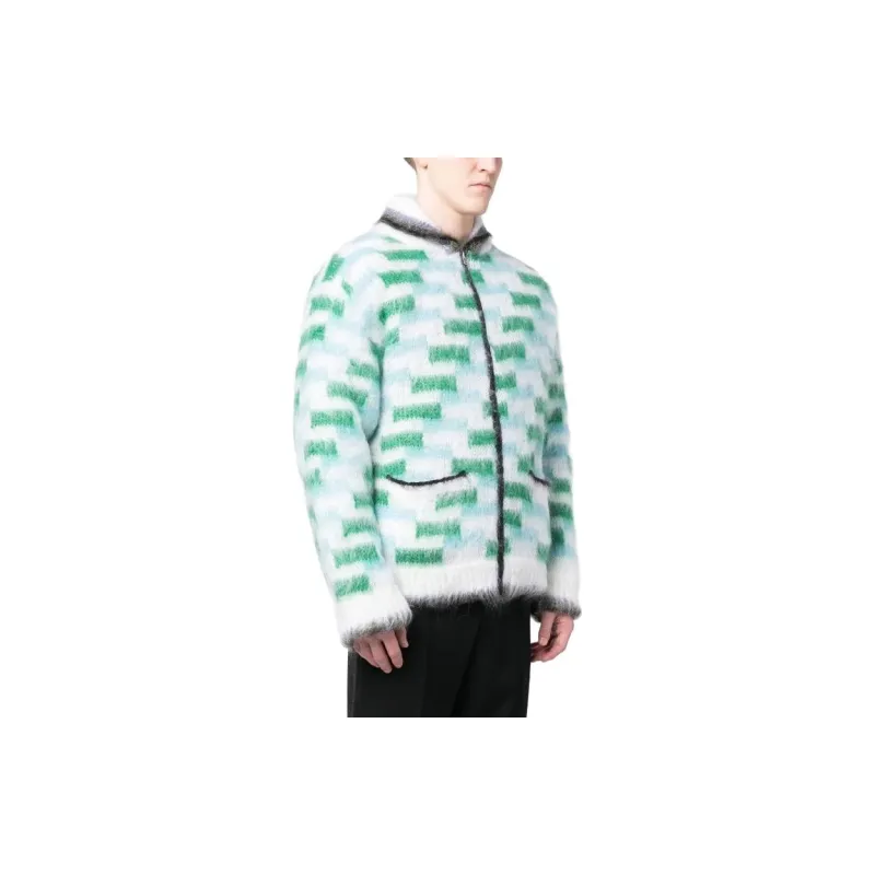 MARNI Mohair Zipped Jacket-3