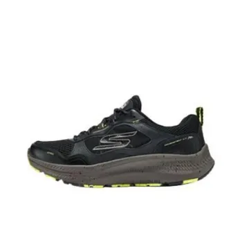 Skechers MEN'S GO Breathable And Resilient Low Top Running Shoes Men's Black