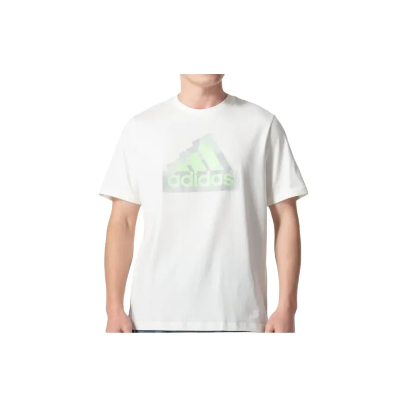 Adidas Set-in Sleeve T-Shirt Men's White-2