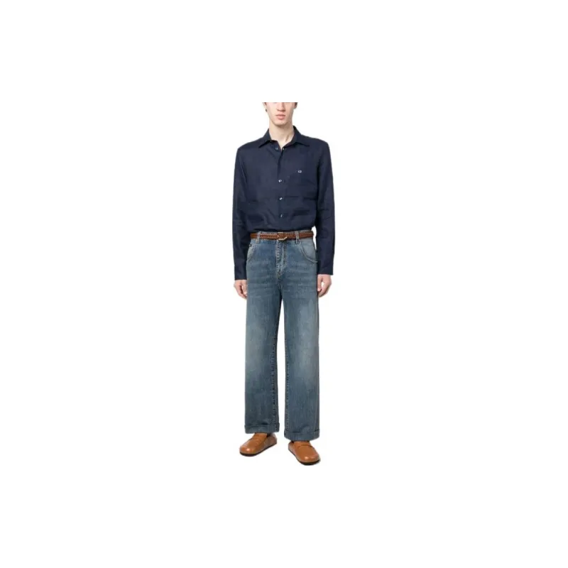 ETRO Straight Leg Mid Rise Jeans-2