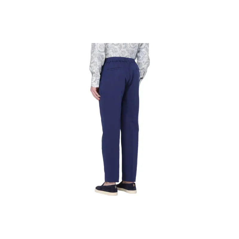 Brunello Cucinelli Mid Rise Tapered Leg Trousers-4