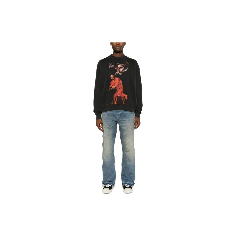 OFF WHITE S Matthew Skate Crewneck Sweatshirt-1